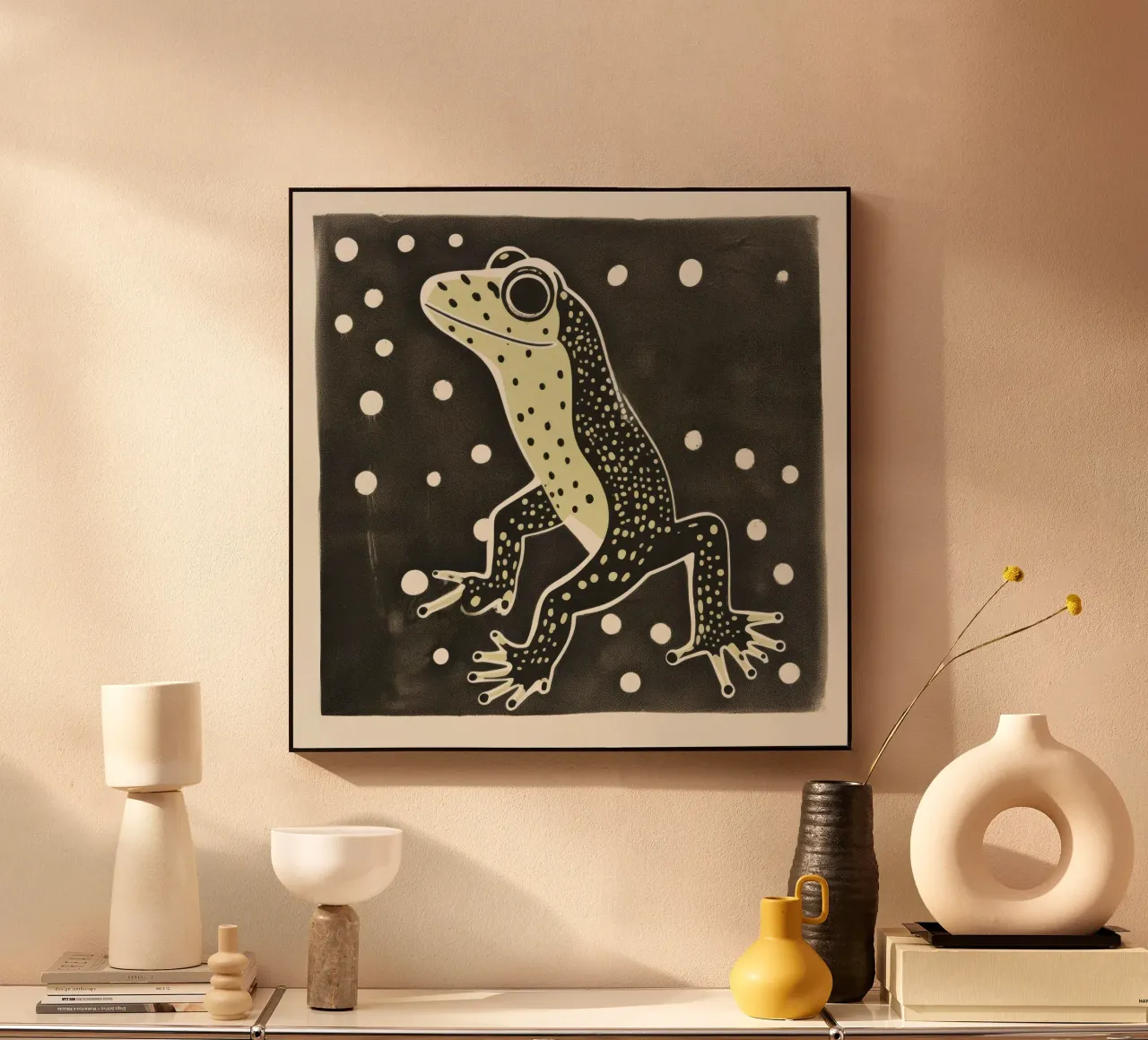 Geco verde plexiglass da Minimal Animal Art