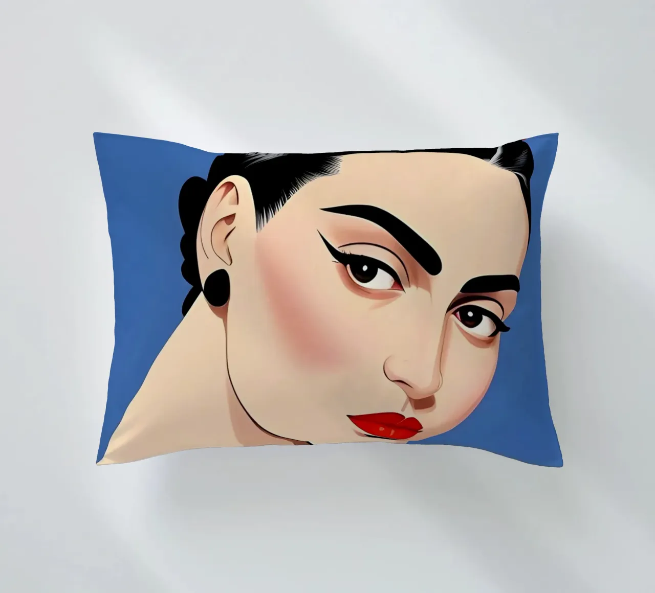 Frida Kahlo e la scimmia da compagnia cuscino da ART DECO