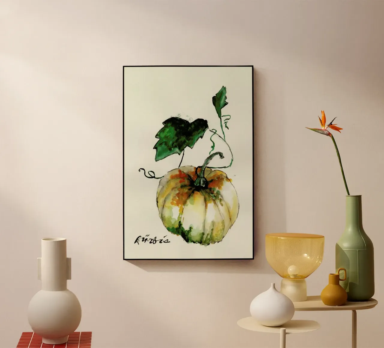 Kürbis plexiglass da Nathys_illustration