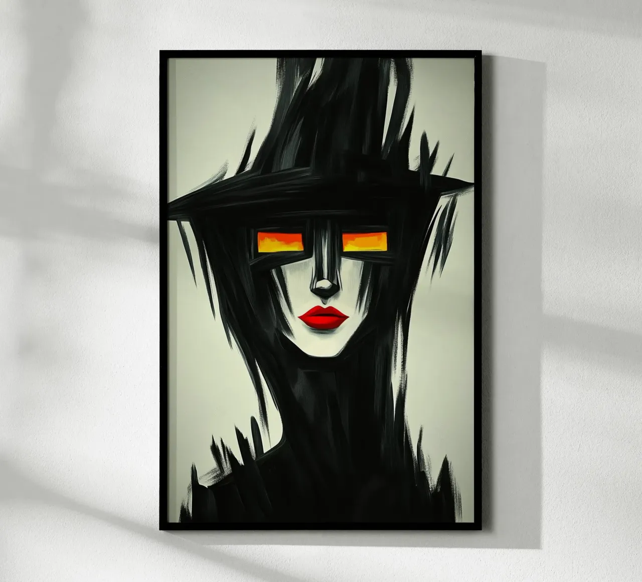 Vista d'ombra poster con telaio in legno da melipo-art