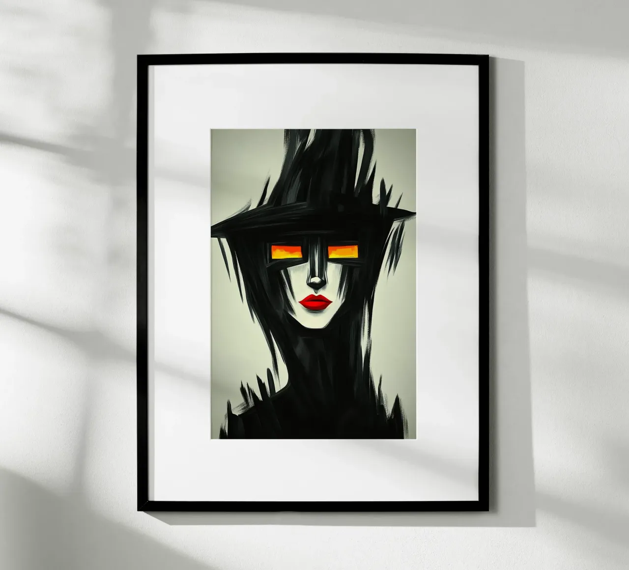 Vista d'ombra poster con telaio in legno da melipo-art