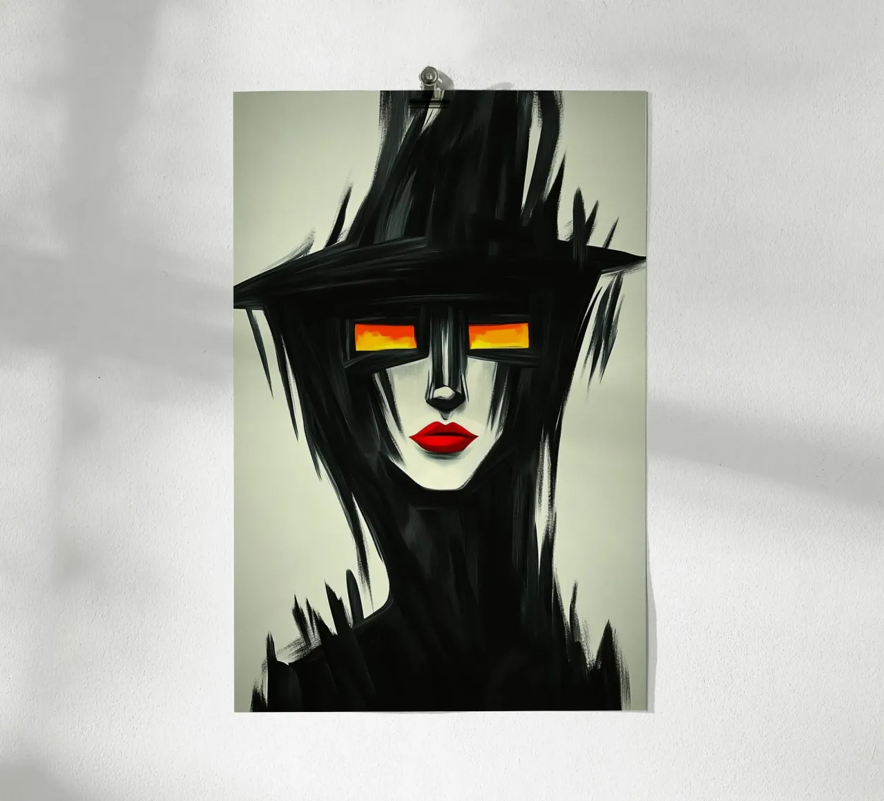 Vista d'ombra poster con telaio in legno da melipo-art
