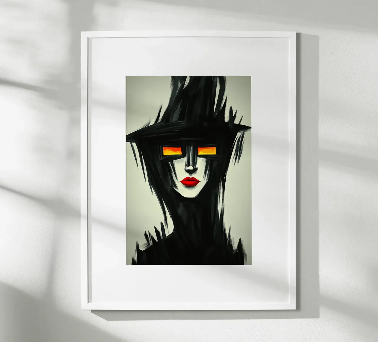 Vista d'ombra poster con telaio in legno da melipo-art