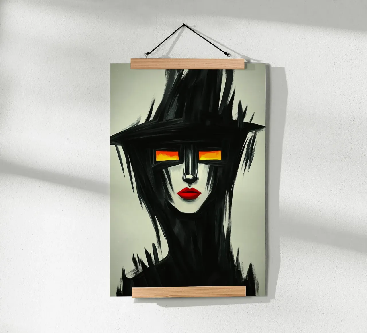 Vista d'ombra poster con telaio in legno da melipo-art