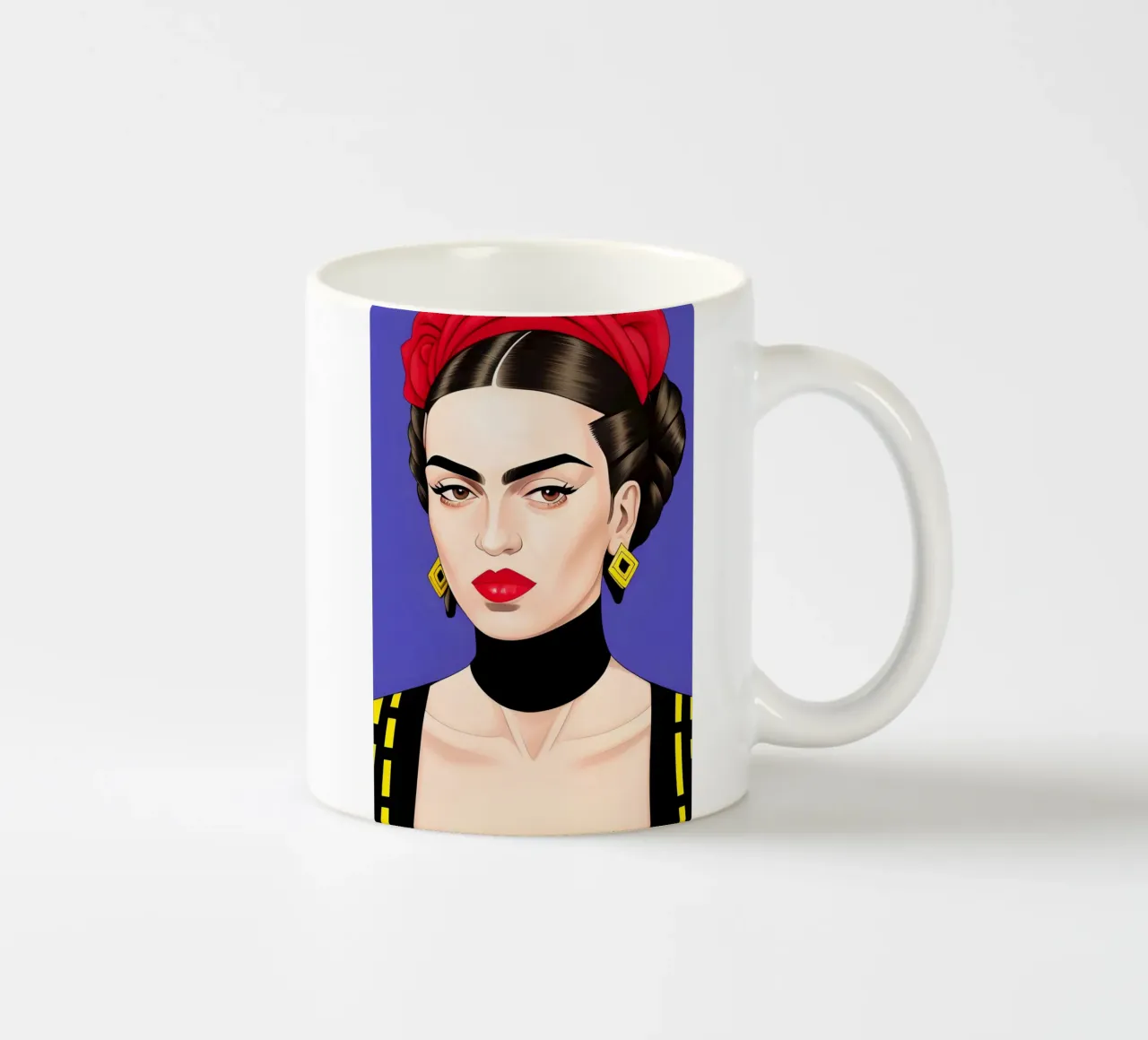 FRIDA KAHLO FEMINISTISCH Keramik Tasse von ART DECO
