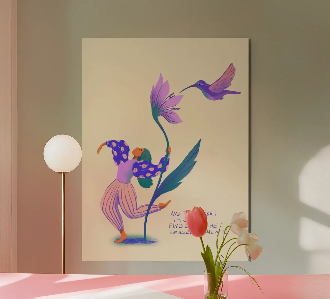 And the Kolibri Whispers alluminio dibond da Art by Coco