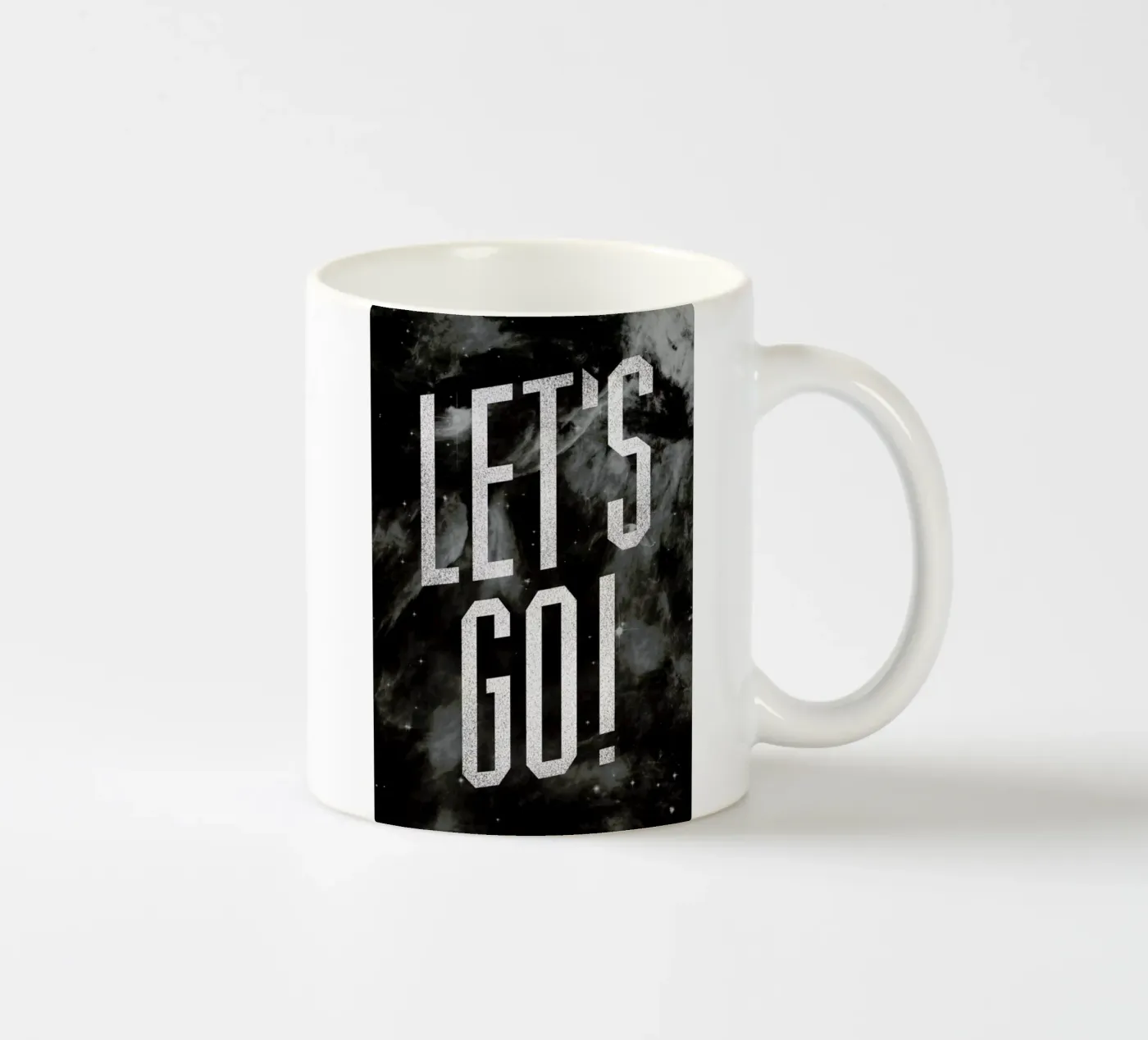 Let's Go ceramic mug by Summerchamps