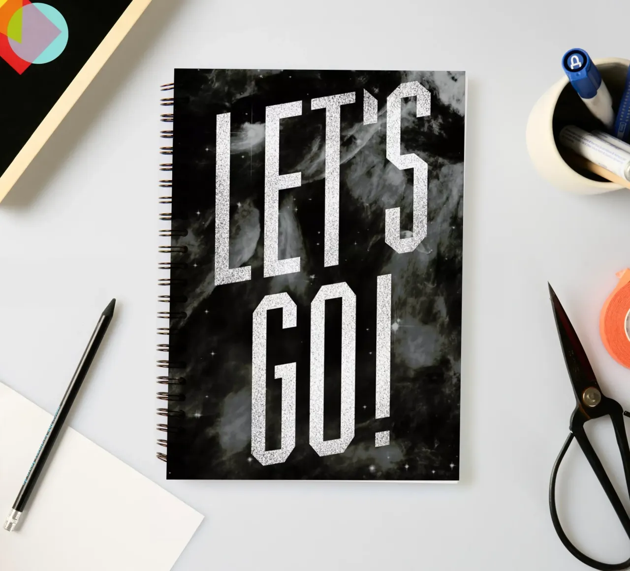 Let's Go spiral notebook by Summerchamps