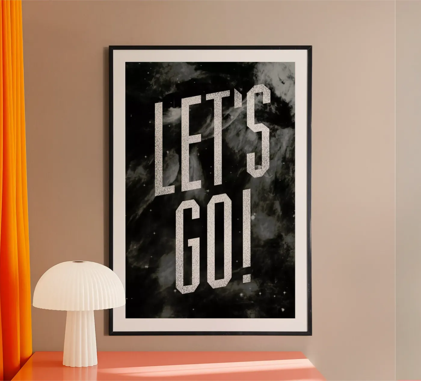 Let's Go Poster von Summerchamps