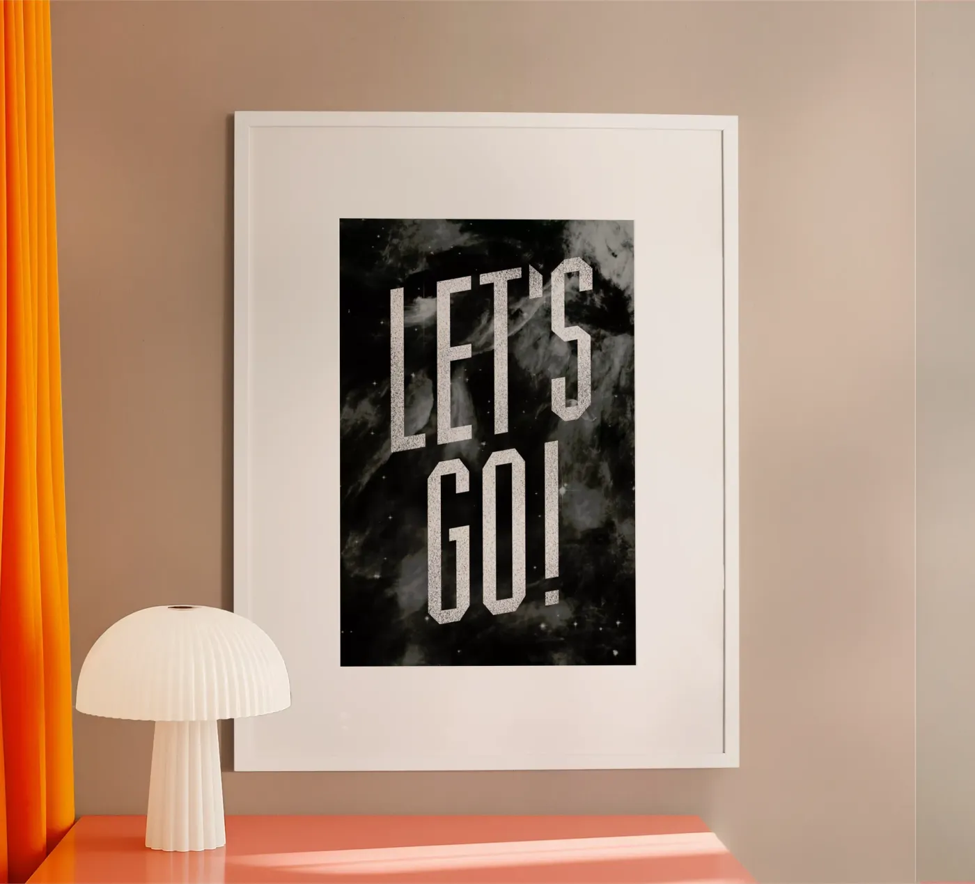 Let's Go Poster von Summerchamps