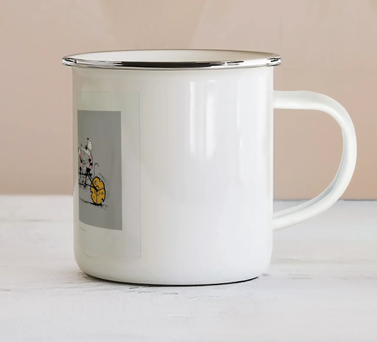 Blind Mice tazza in smalto da Michael Valenti