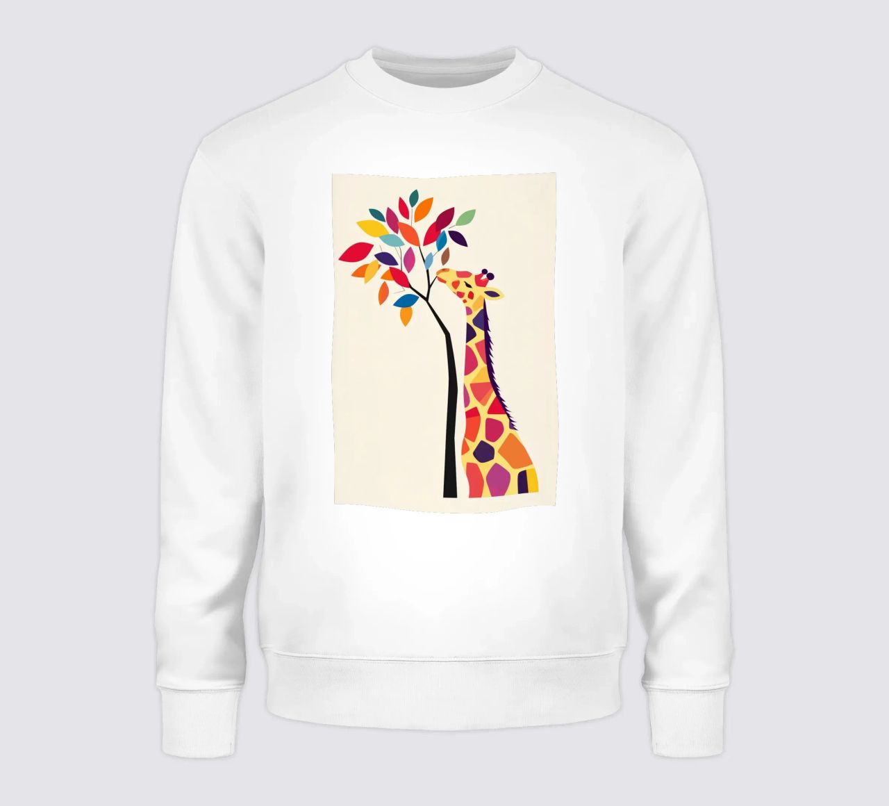 Giraffa con albero felpa da DreamPixel