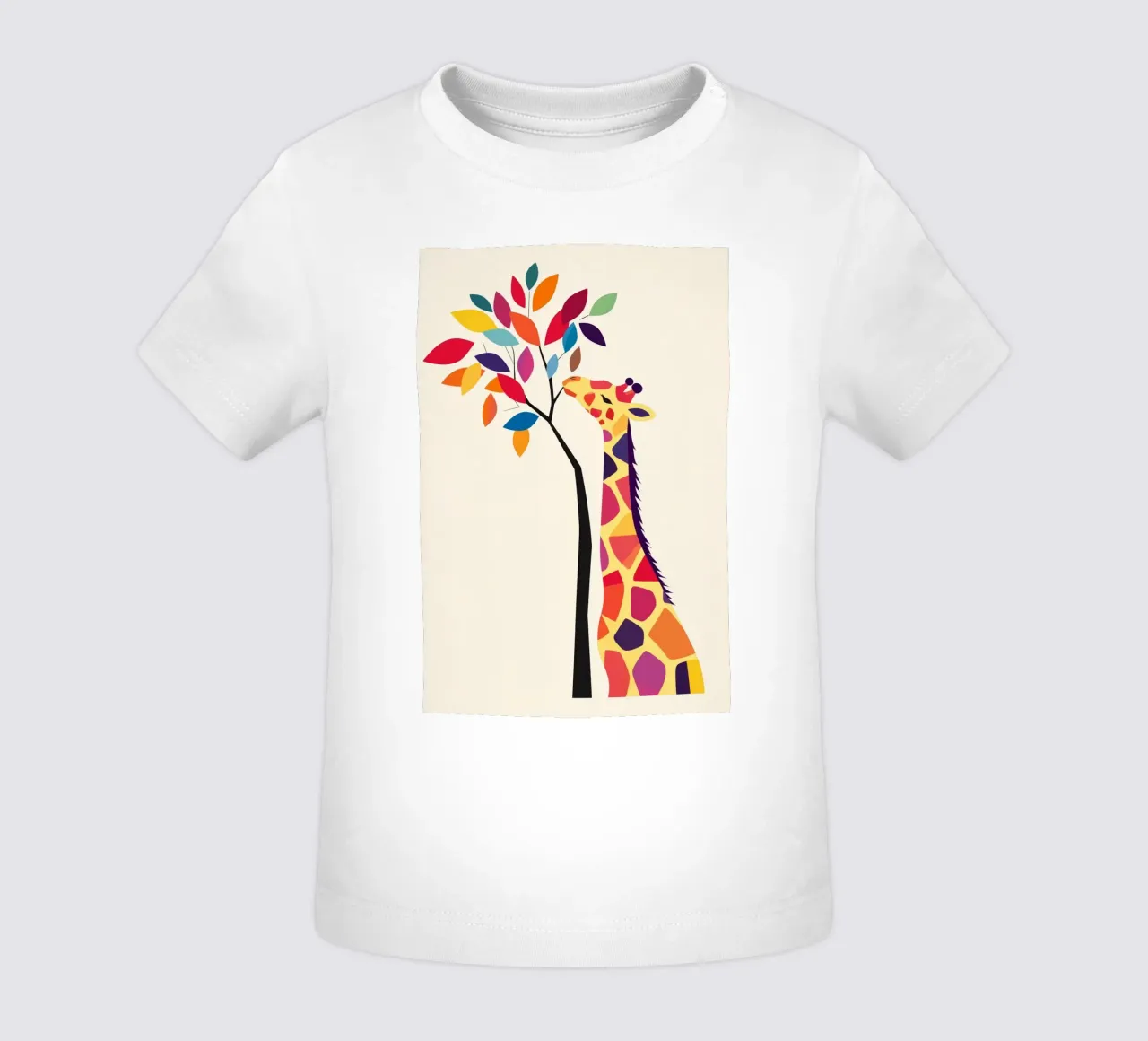 Giraffa con albero maglietta neonato da DreamPixel