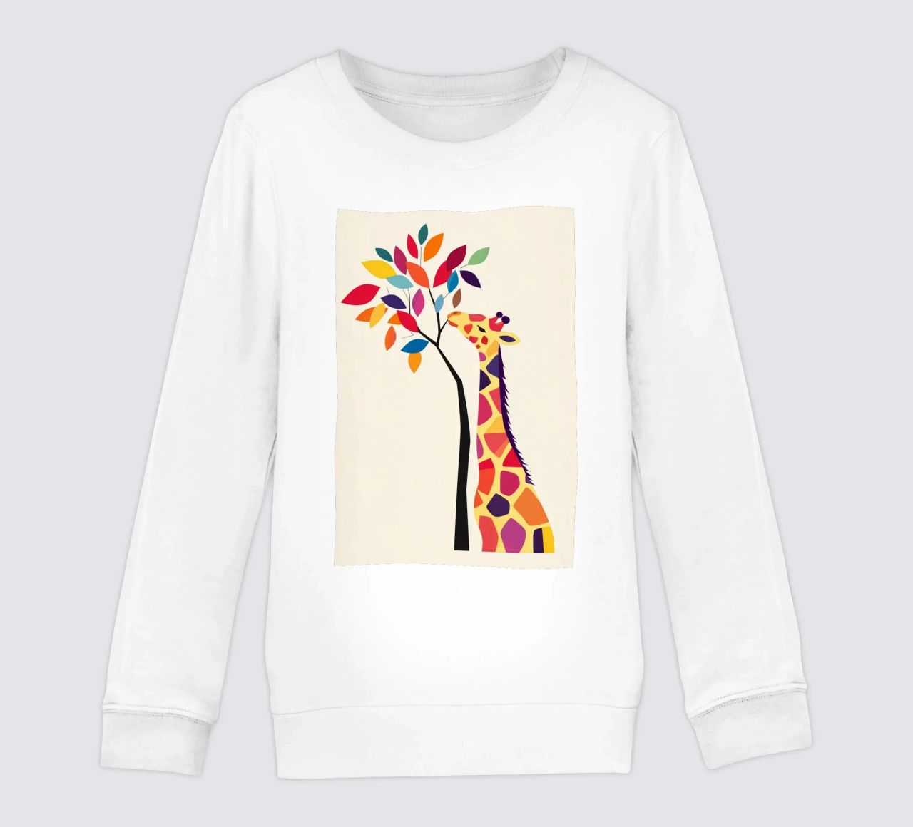 Giraffa con albero felpa bambino da DreamPixel