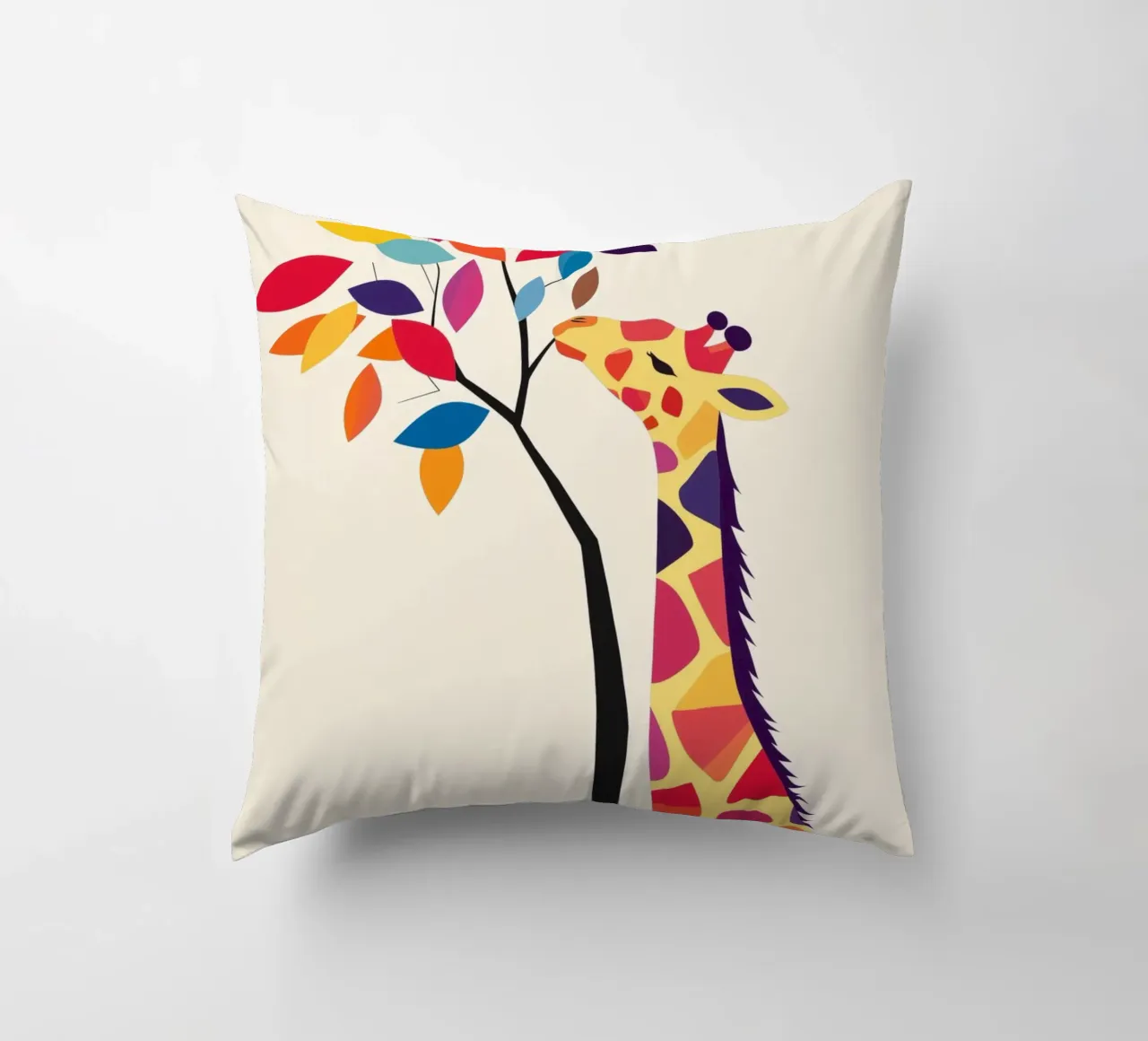 Giraffa con albero cuscino da DreamPixel