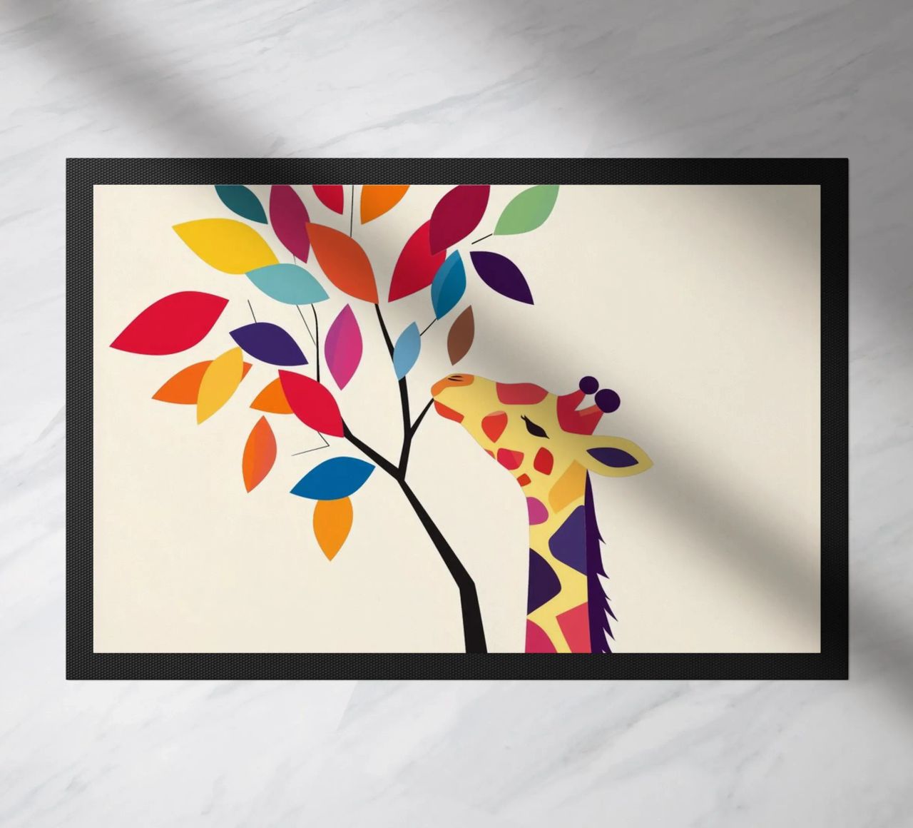Giraffa con albero zerbino da DreamPixel
