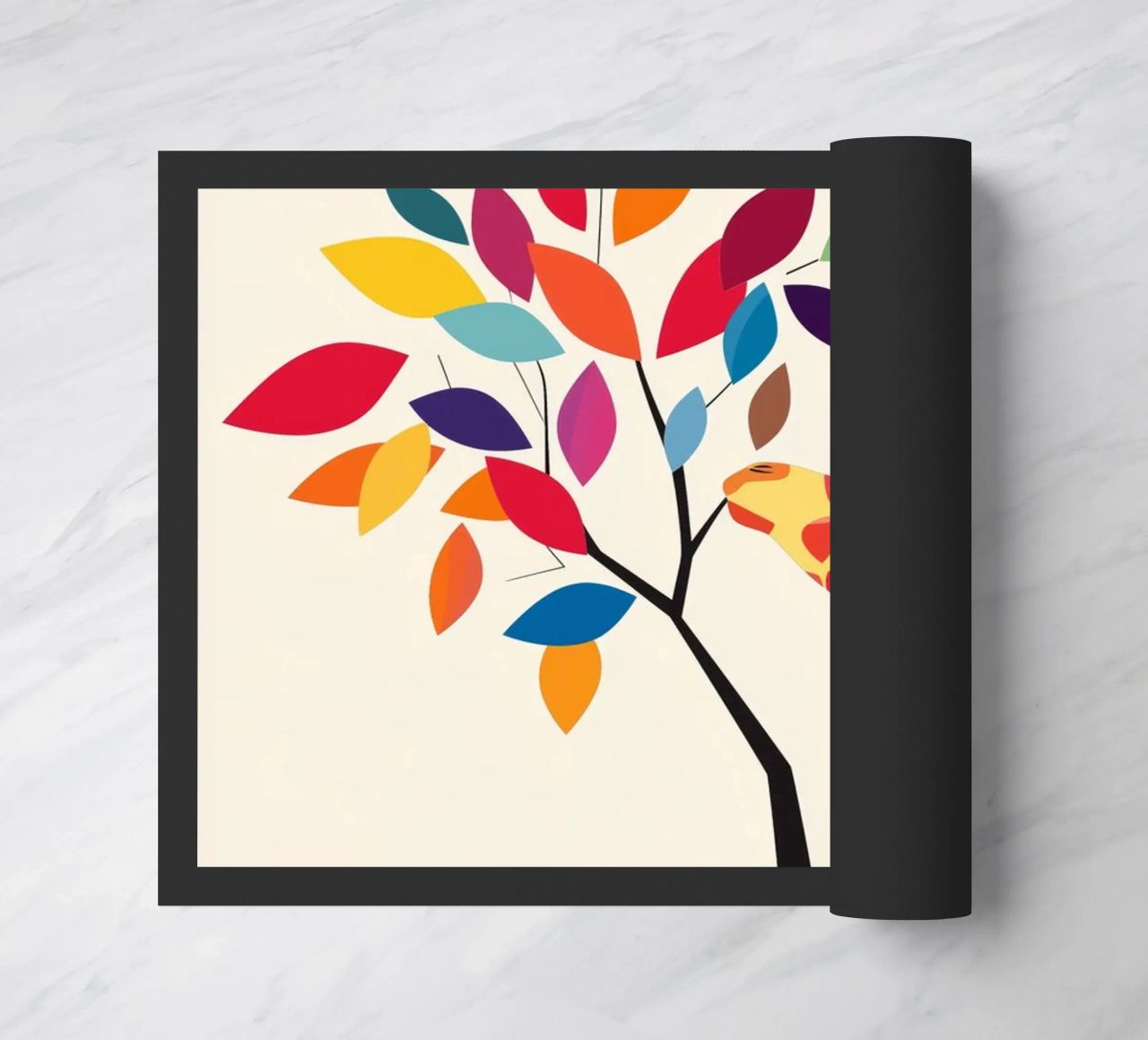 Giraffa con albero zerbino da DreamPixel