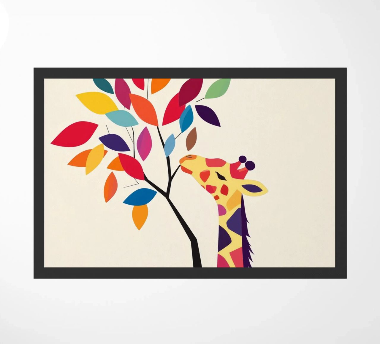 Giraffa con albero zerbino da DreamPixel