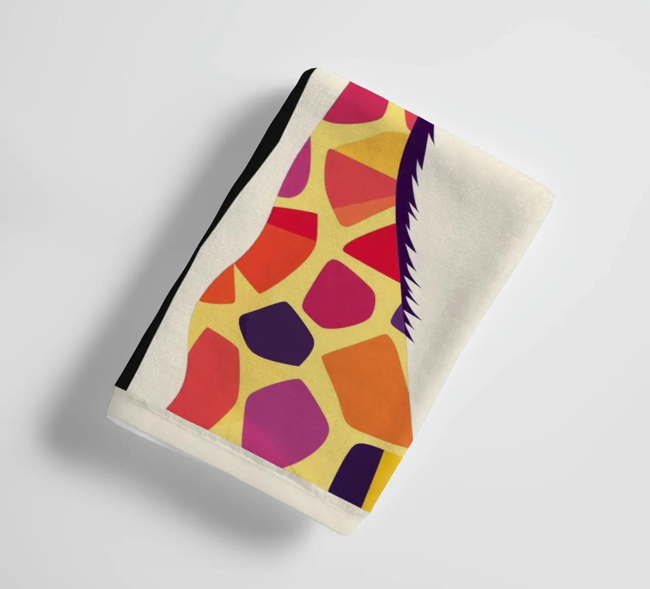 Giraffe with tree towel by DreamPixel