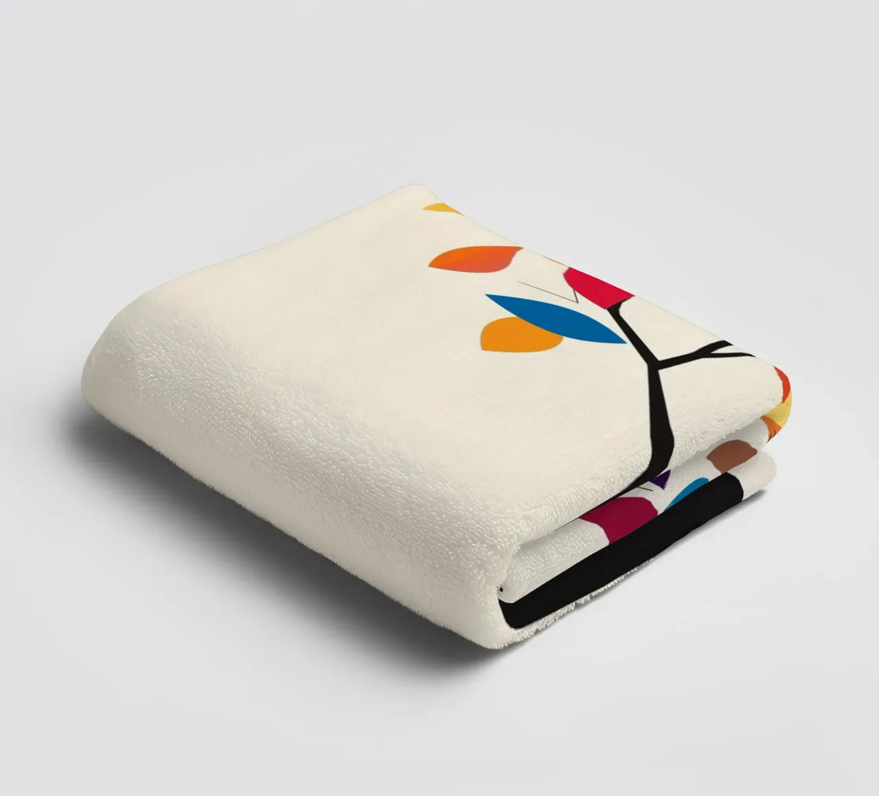 Giraffe with tree towel by DreamPixel