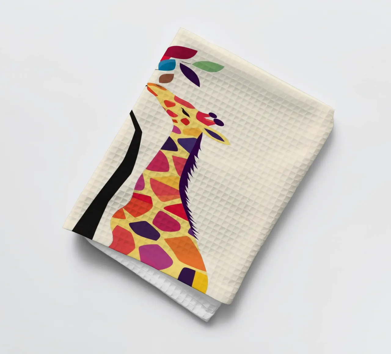 Giraffa con albero canovaccio da cucina da DreamPixel