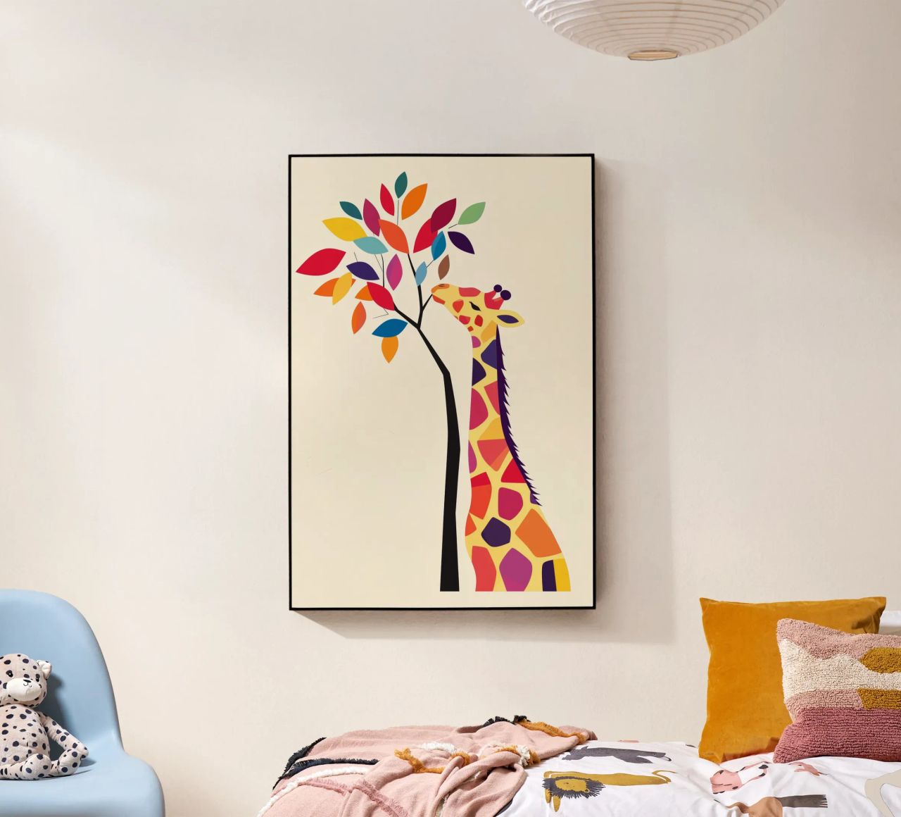 Giraffa con albero plexiglass da DreamPixel