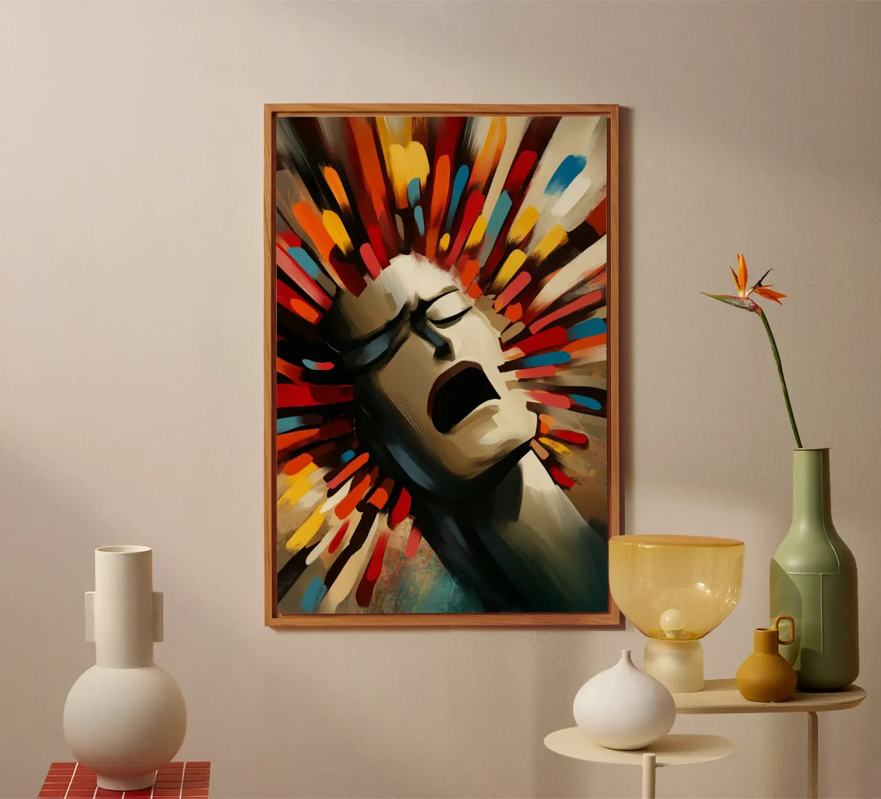 Exploding Mind alu-dibond by melipo-art