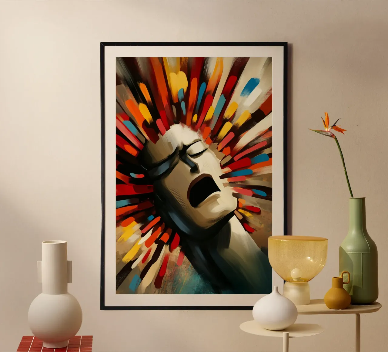 Exploding Mind poster by melipo-art