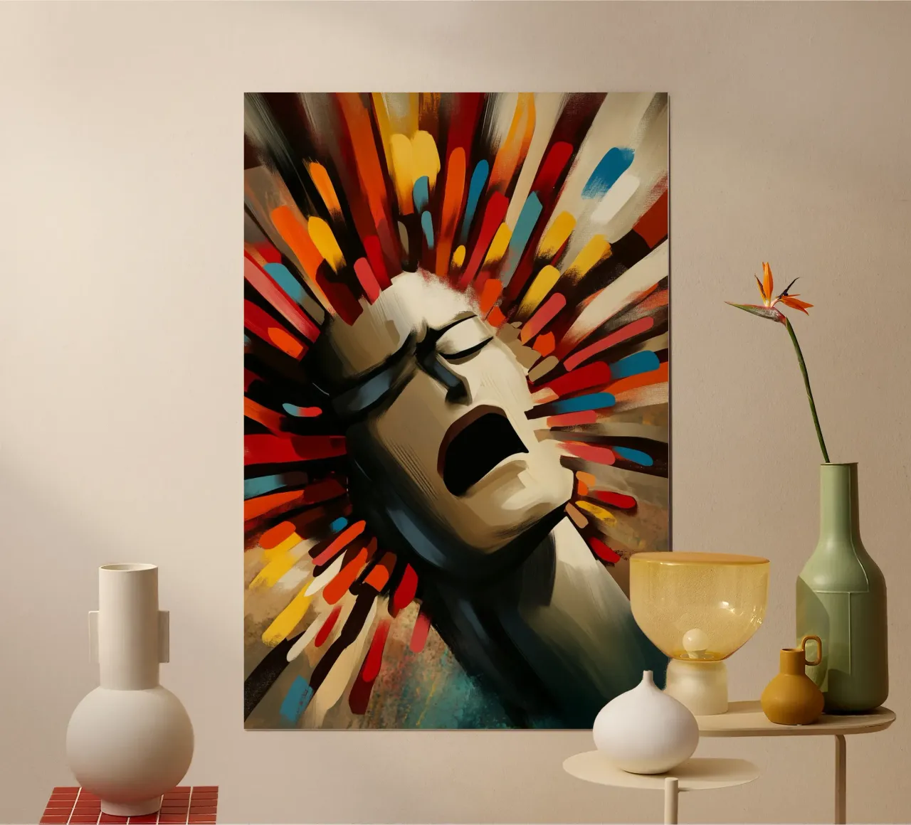 Exploding Mind poster by melipo-art