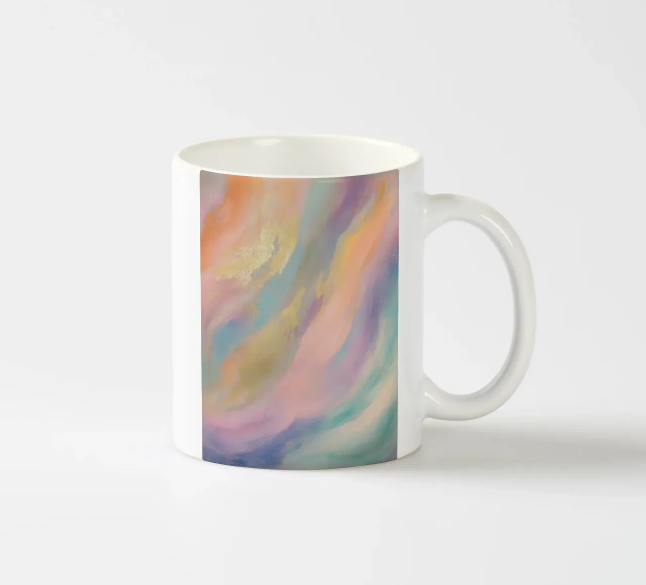 Onde delicate Contrasto tazza in ceramica da Carinaprint