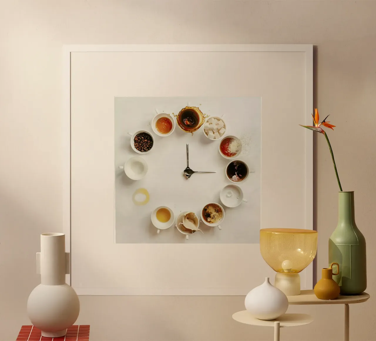 It's Always Coffee Time - Dina Belenko poster con telaio in legno da Pictufy