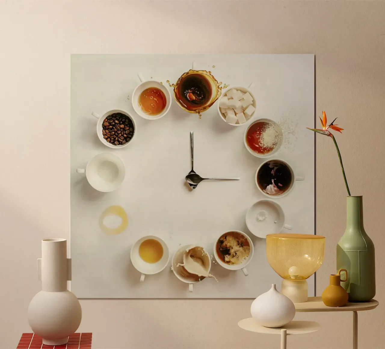 It's Always Coffee Time - Dina Belenko poster con telaio in legno da Pictufy