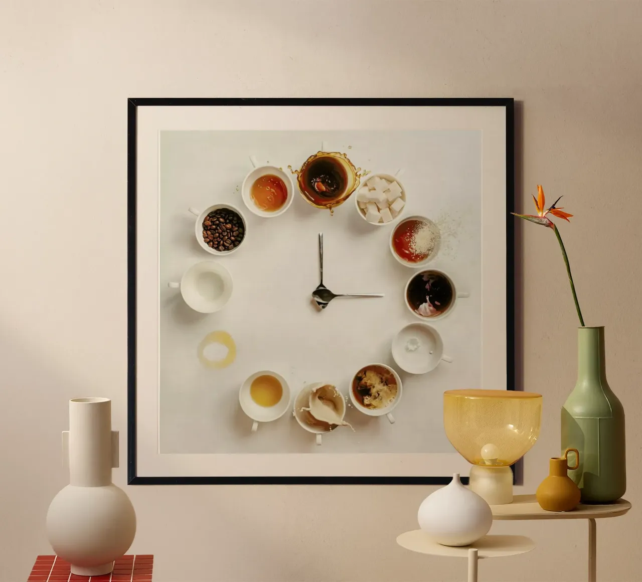It's Always Coffee Time - Dina Belenko poster con telaio in legno da Pictufy
