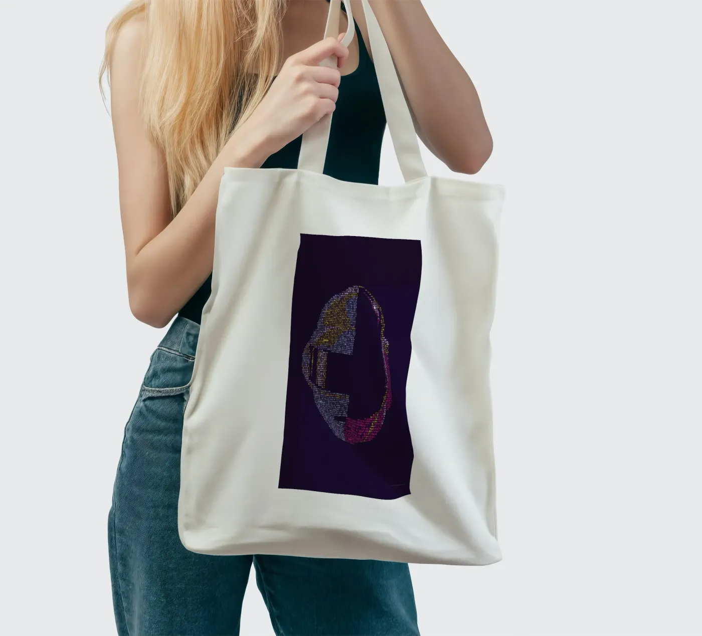 Daft P tote bag by Viktor Hertz