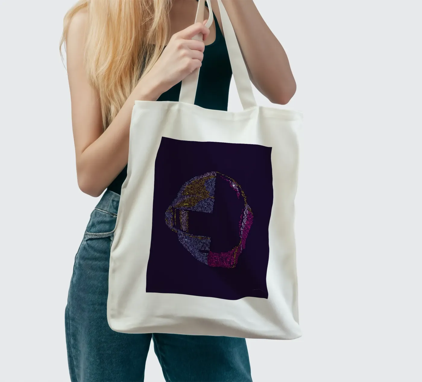 Daft P tote bag by Viktor Hertz