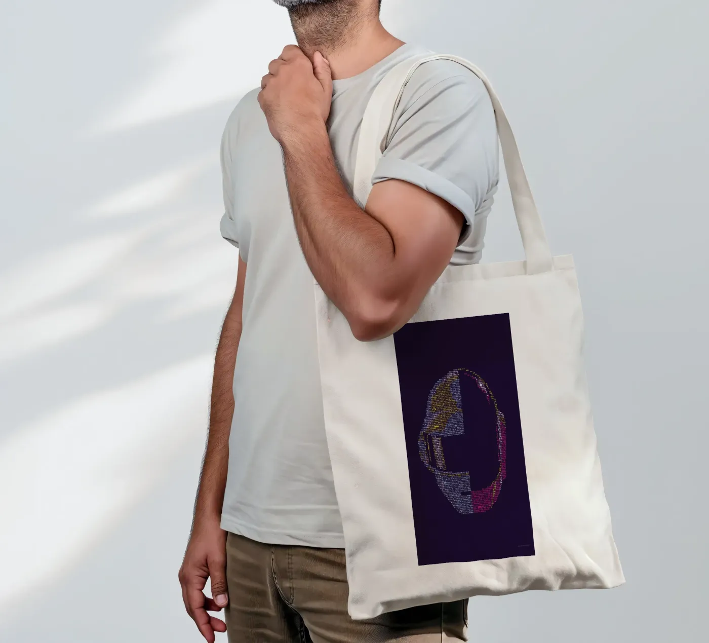Daft P tote bag by Viktor Hertz