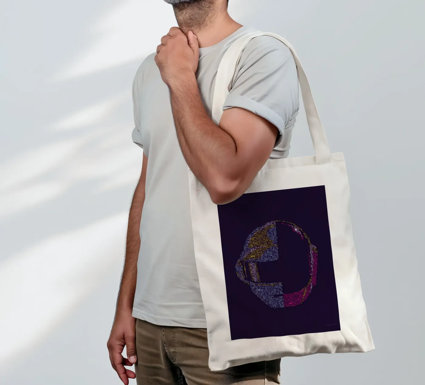 Daft P tote bag by Viktor Hertz