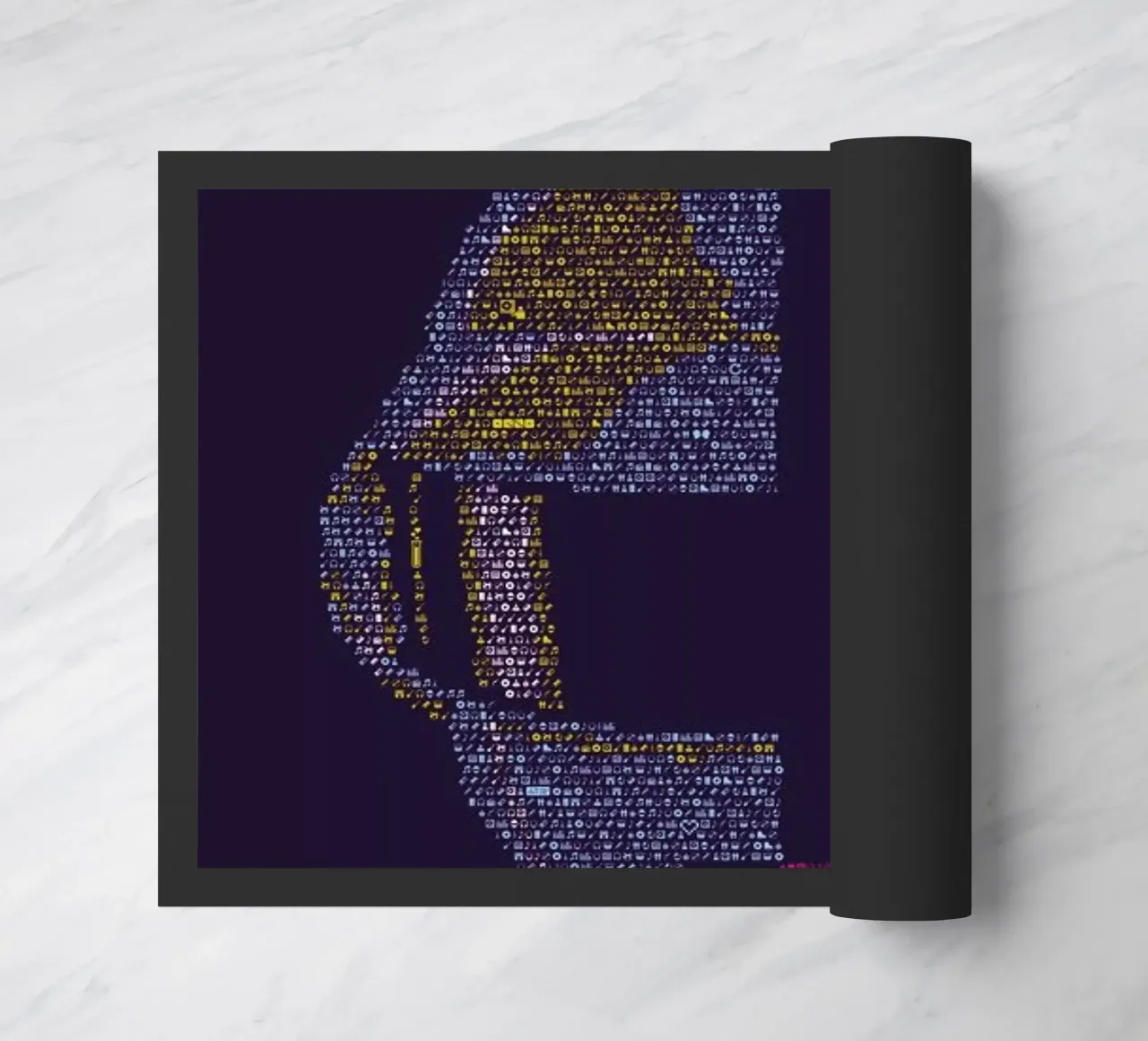 Daft P doormat by Viktor Hertz