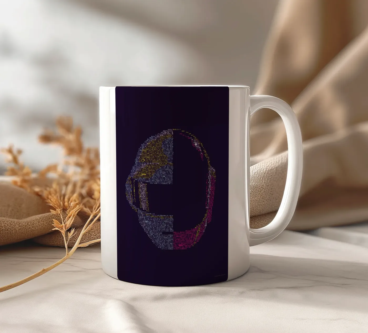 Daft P ceramic mug by Viktor Hertz