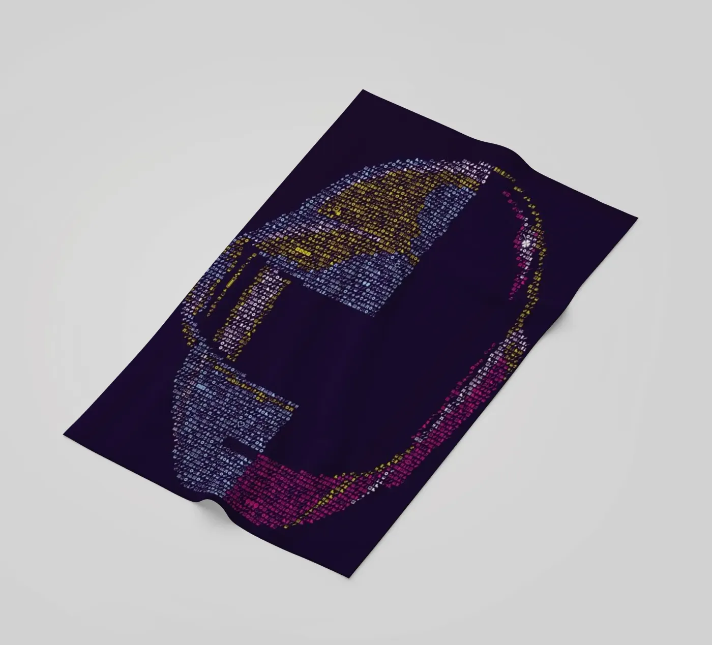 Daft P beach towel by Viktor Hertz