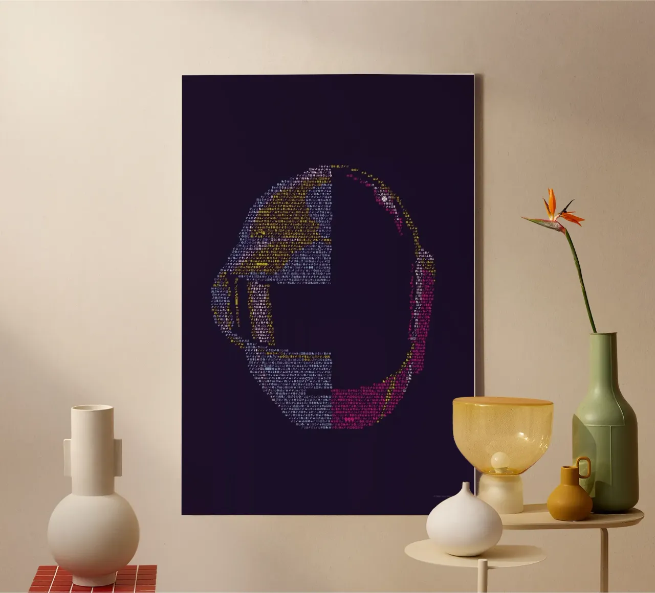 Daft P canvas by Viktor Hertz