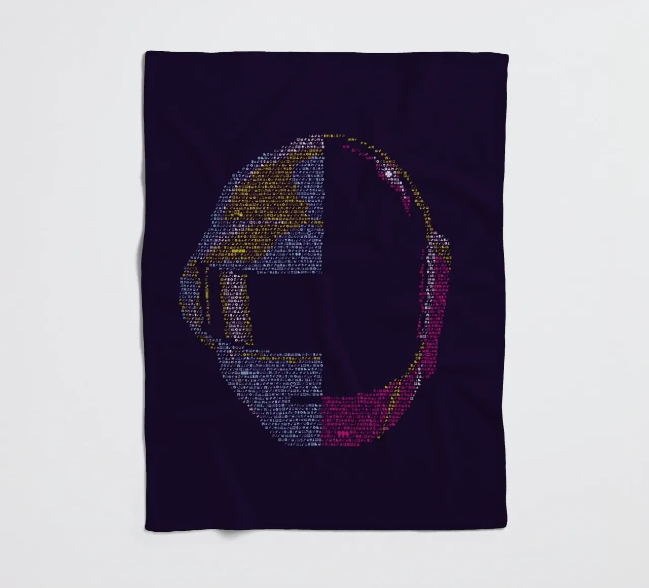 Daft P fleece blanket by Viktor Hertz