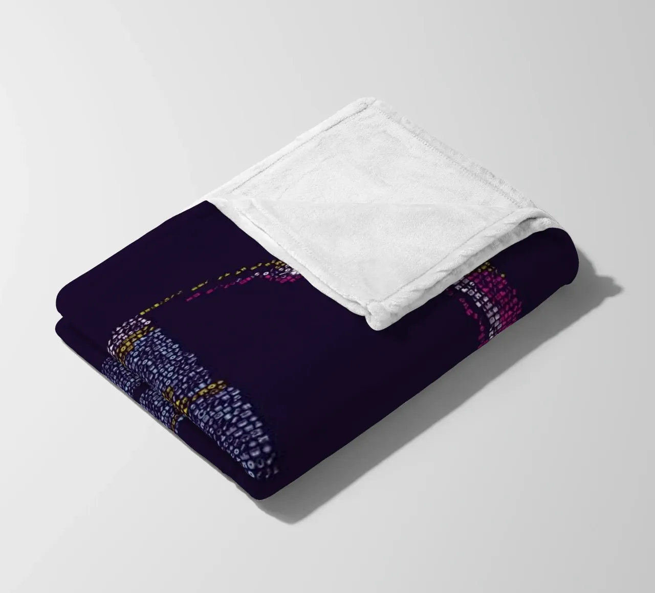 Daft P fleece blanket by Viktor Hertz