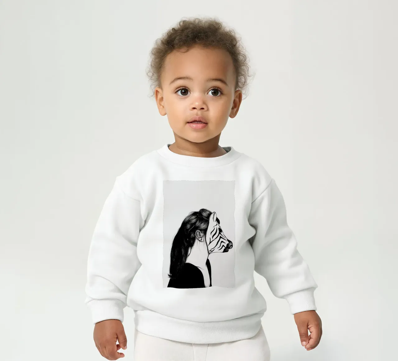 Peculiar Zebra sudadera de bebé de The White Deer