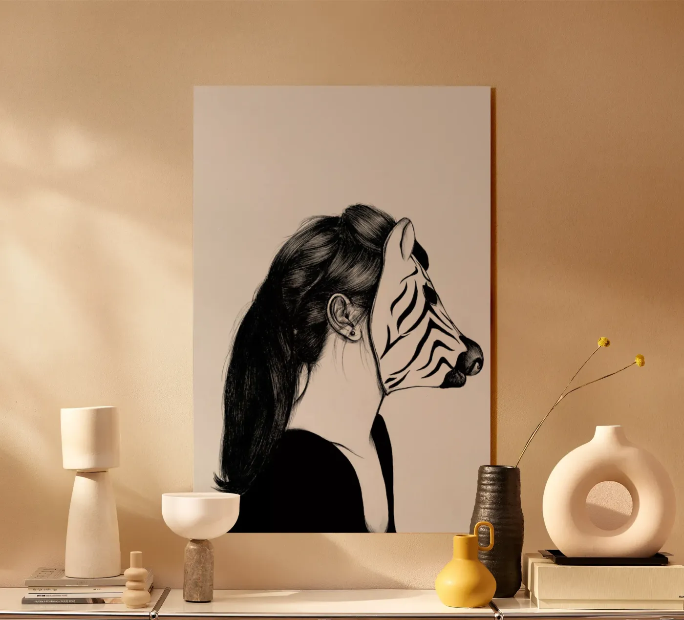 Peculiar Zebra plexiglass da The White Deer