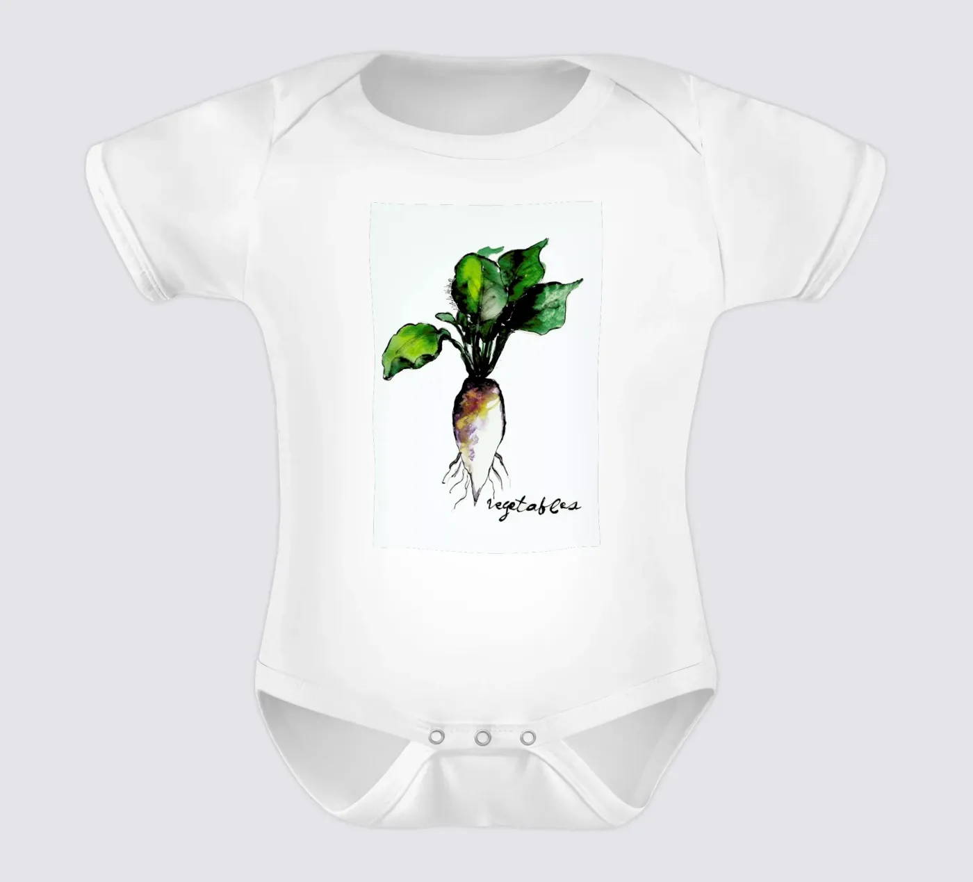 Vegetables Kurzarm Babybody von Nathys_illustration