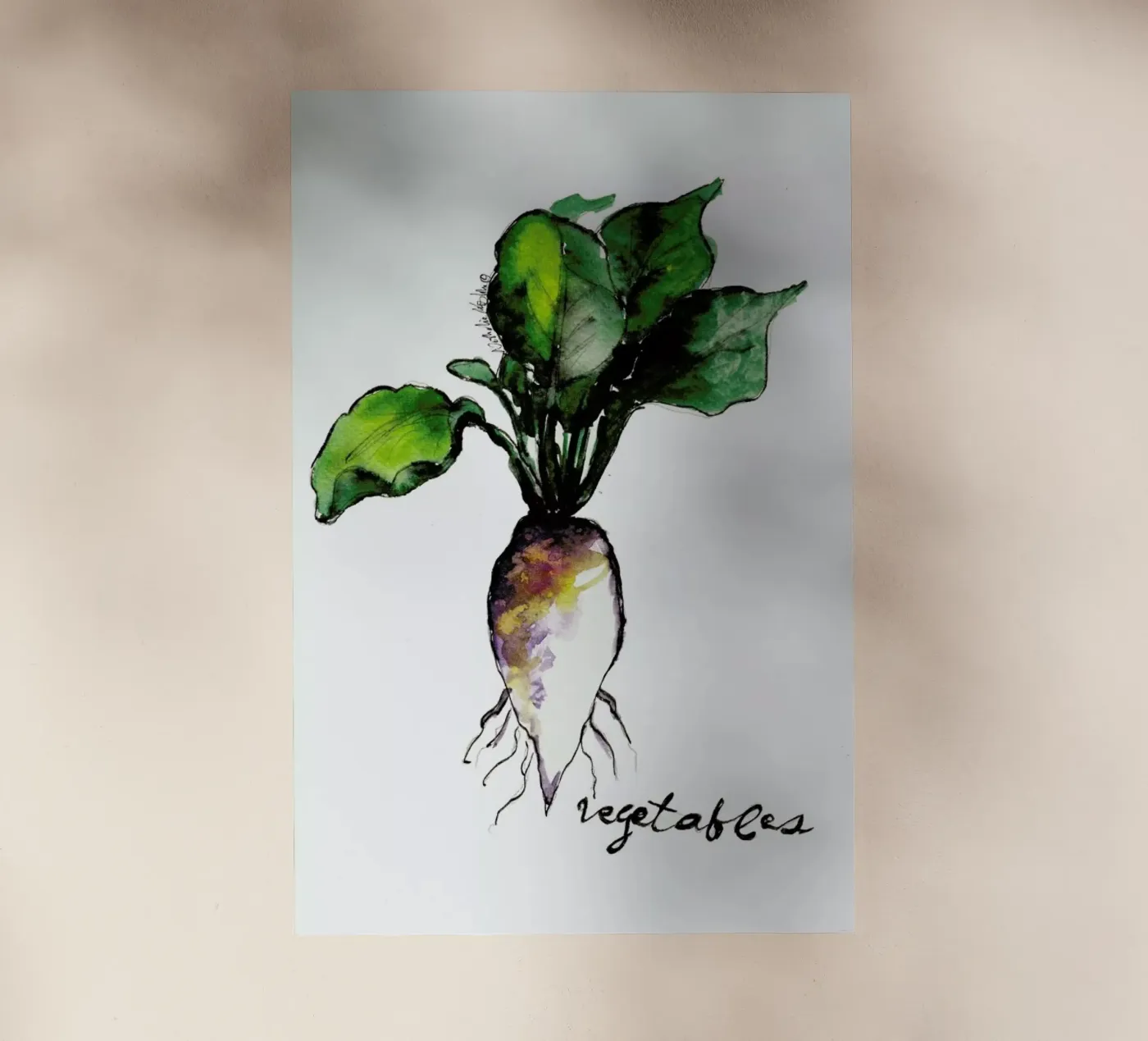 Vegetables Backlit Folie von Nathys_illustration