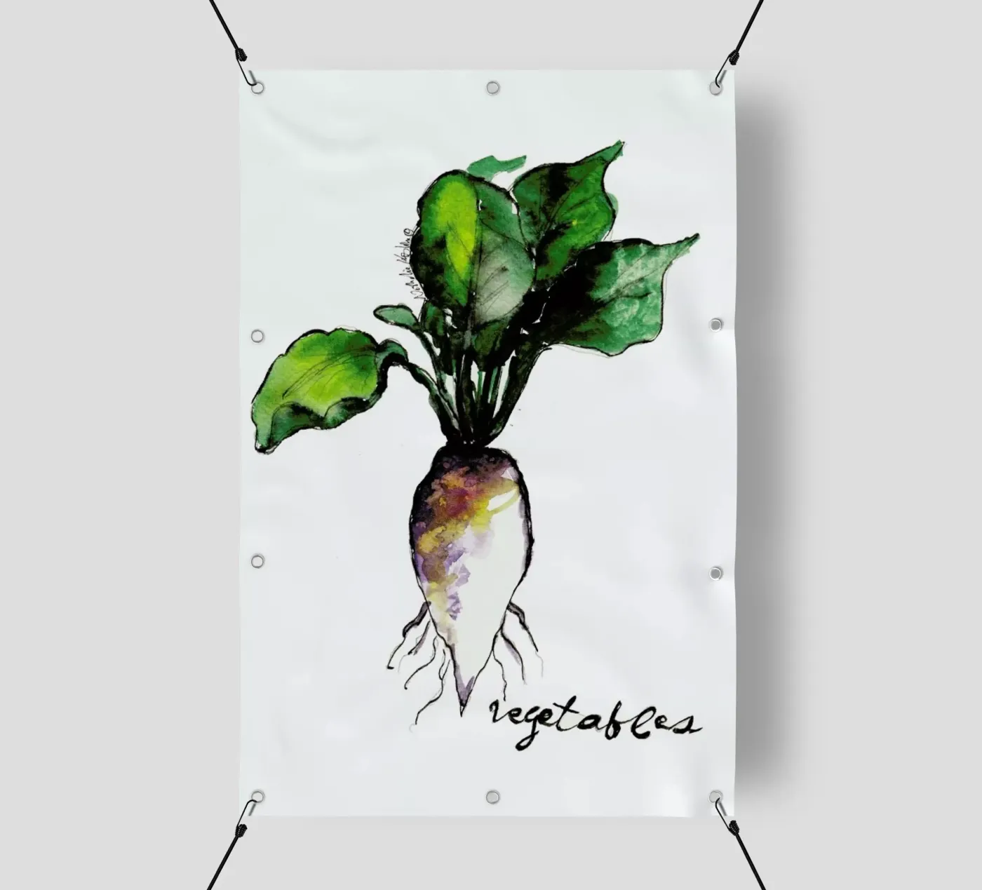 Vegetables telo in pvc da Nathys_illustration