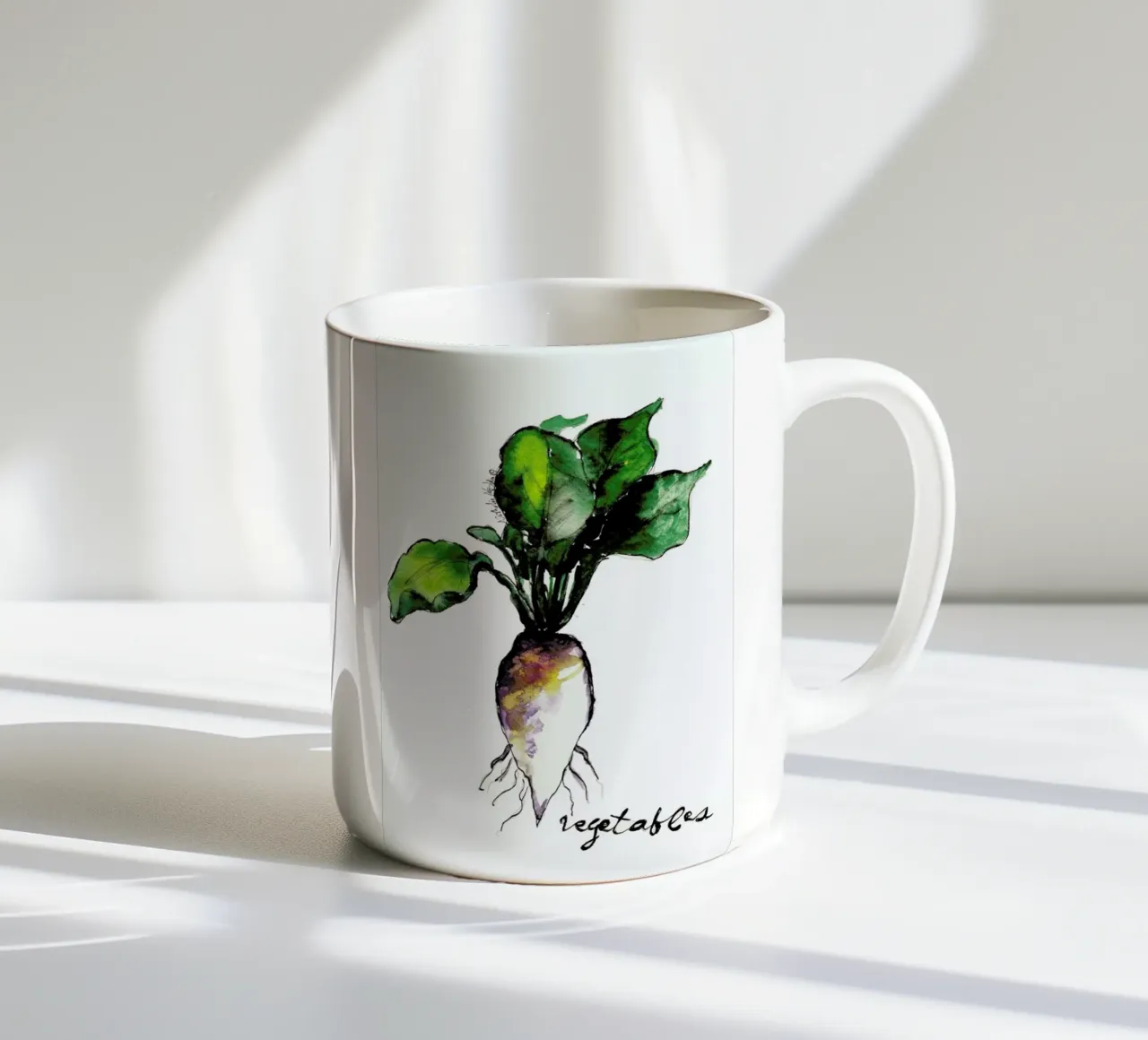Vegetables tazza in ceramica da Nathys_illustration
