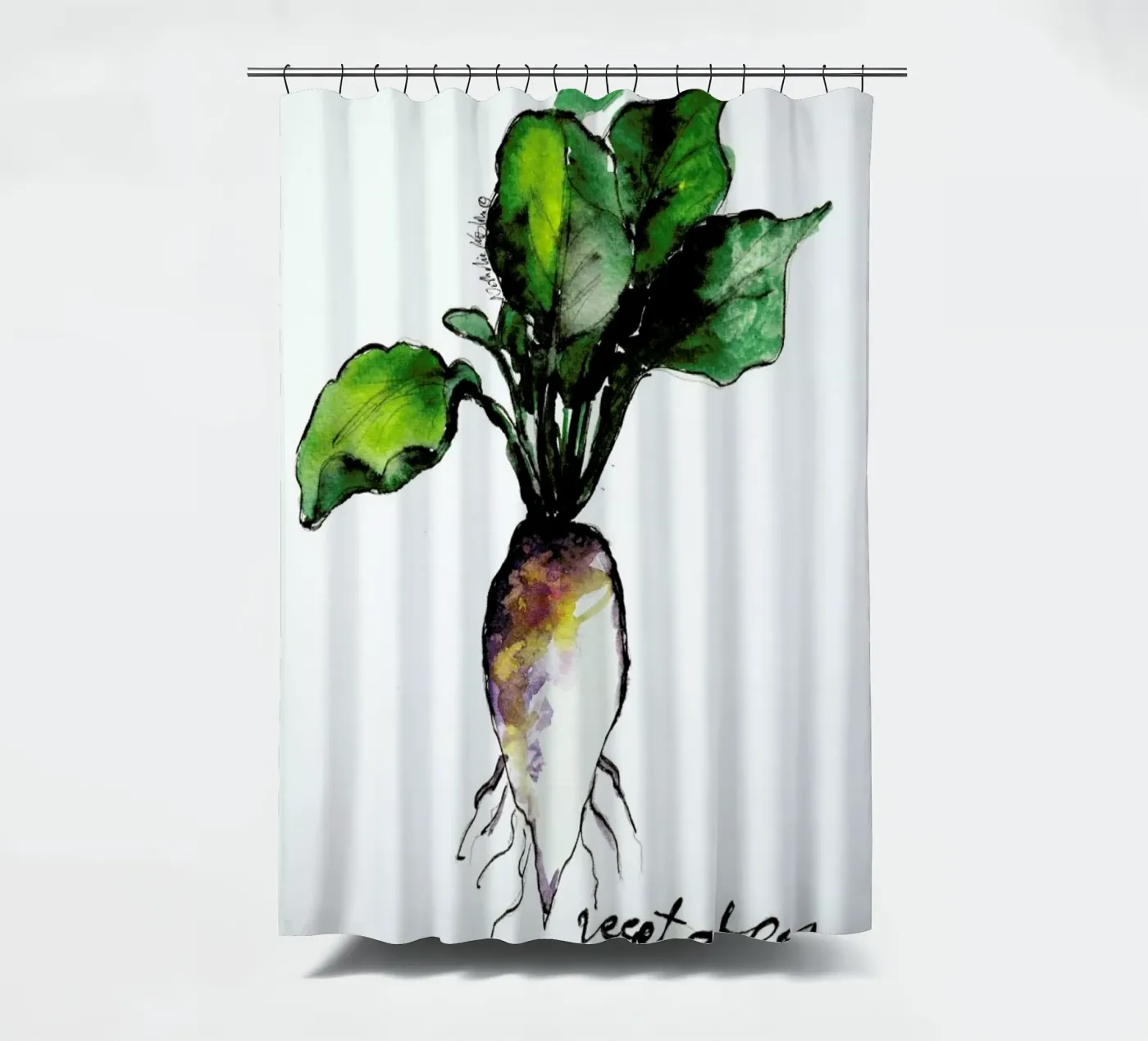 Vegetables Duschvorhang von Nathys_illustration
